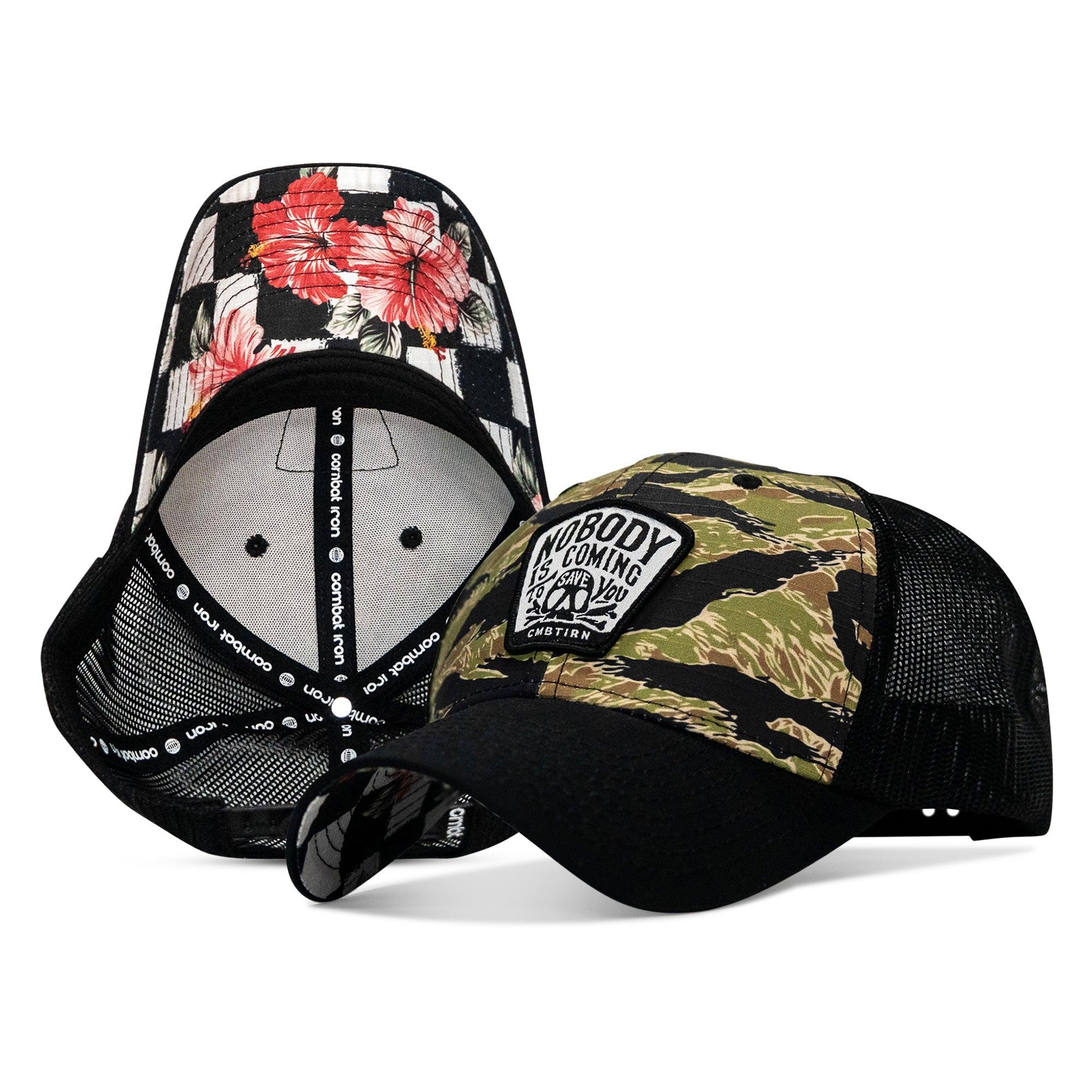 One Revolver Surfboards - Nobody Is Coming To Save You Skull Patch Original Ripstop Snapback Hat HEADWEAR