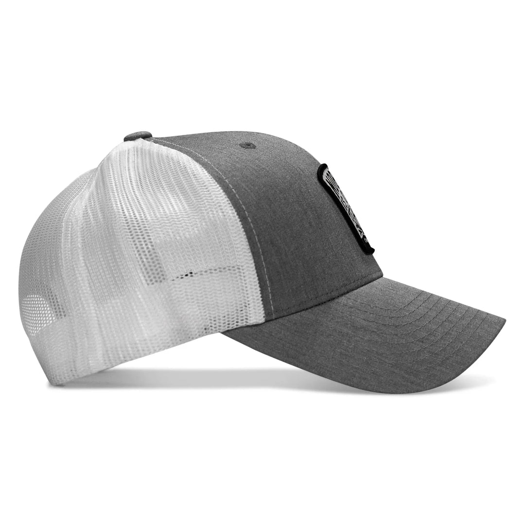 One Revolver Surfboards - Nobody Is Coming To Save You Skull Patch Snapback Hat HEADWEAR