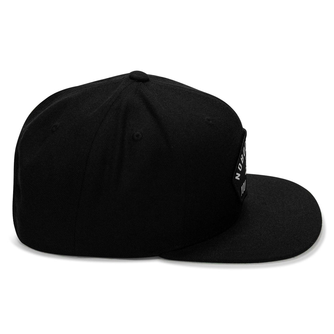 One Revolver Surfboards - Nobody Owes You Shit Arched Patch Flatbill SnapBack Hat HEADWEAR
