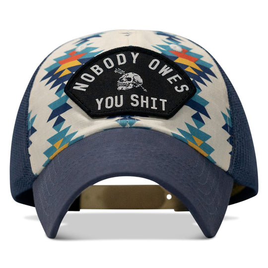 Nobody Owes You Shit Arched Patch Tactical Ripstop Mesh Snapback Hat