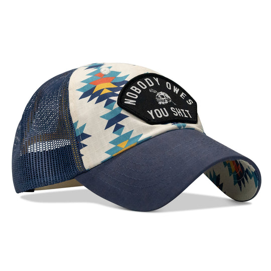 Nobody Owes You Shit Arched Patch Tactical Ripstop Mesh Snapback Hat