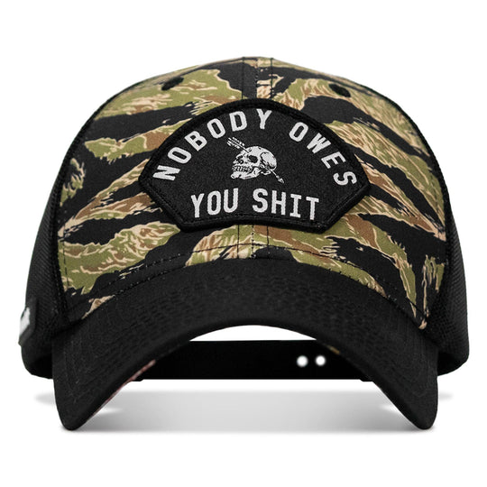 One Revolver Surfboards - Nobody Owes You Shit Patch Original Ripstop Snapback Hat HEADWEAR