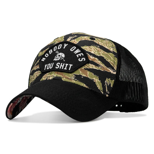One Revolver Surfboards - Nobody Owes You Shit Patch Original Ripstop Snapback Hat HEADWEAR