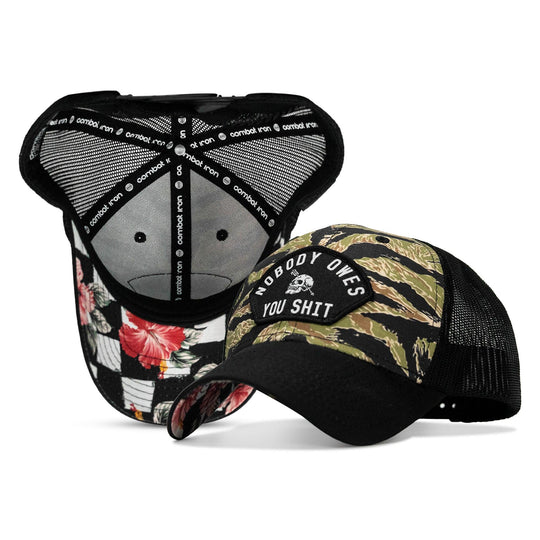 One Revolver Surfboards - Nobody Owes You Shit Patch Original Ripstop Snapback Hat HEADWEAR