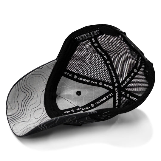One Revolver Surfboards - Pray Hard. Lift Heavy. Stay Deadly. Patch Tactical Ripstop Mesh Snapback Hat HEADWEAR