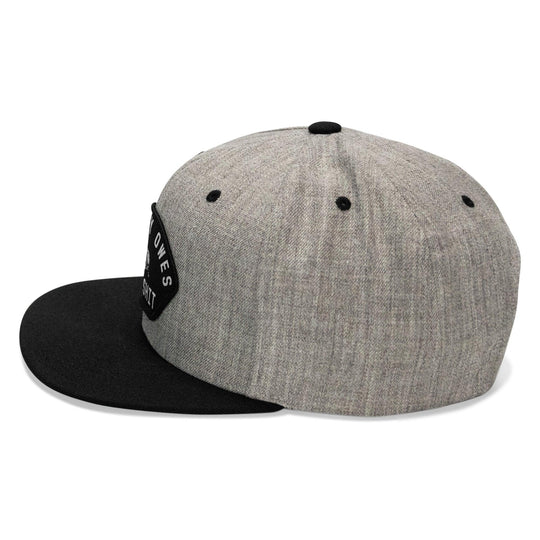One Revolver Surfboards - Nobody Owes You Shit Arched Patch Flatbill SnapBack Hat HEADWEAR