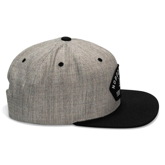 One Revolver Surfboards - Nobody Owes You Shit Arched Patch Flatbill SnapBack Hat HEADWEAR
