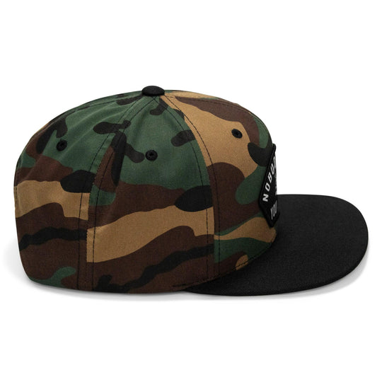 One Revolver Surfboards - Nobody Owes You Shit Arched Patch Flatbill SnapBack Hat HEADWEAR