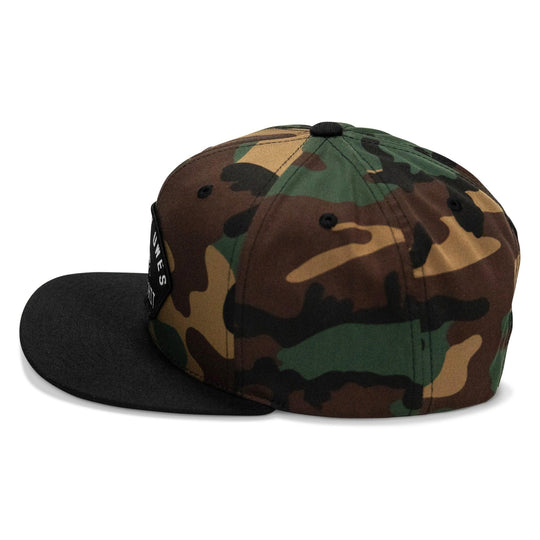 One Revolver Surfboards - Nobody Owes You Shit Arched Patch Flatbill SnapBack Hat HEADWEAR