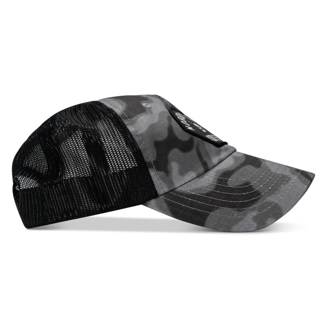 One Revolver Surfboards - Nobody Owes You Shit Arched Patch Tactical Ripstop Mesh Snapback Hat HEADWEAR