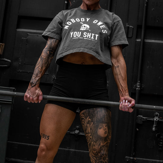 Nobody Owes You Shit Skull Women&