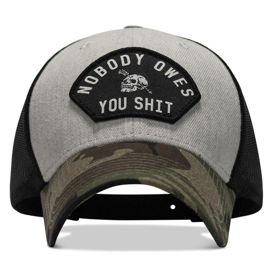 One Revolver Surfboards - Nobody Owes You Shit Patch Original Ripstop Snapback Hat HEADWEAR