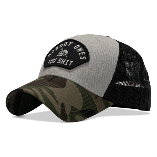 One Revolver Surfboards - Nobody Owes You Shit Patch Original Ripstop Snapback Hat HEADWEAR