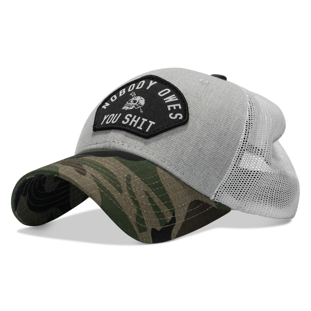 One Revolver Surfboards - Nobody Owes You Shit Patch Original Ripstop Snapback Hat HEADWEAR