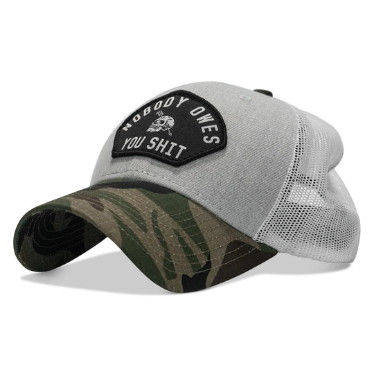 One Revolver Surfboards - Nobody Owes You Shit Patch Original Ripstop Snapback Hat HEADWEAR