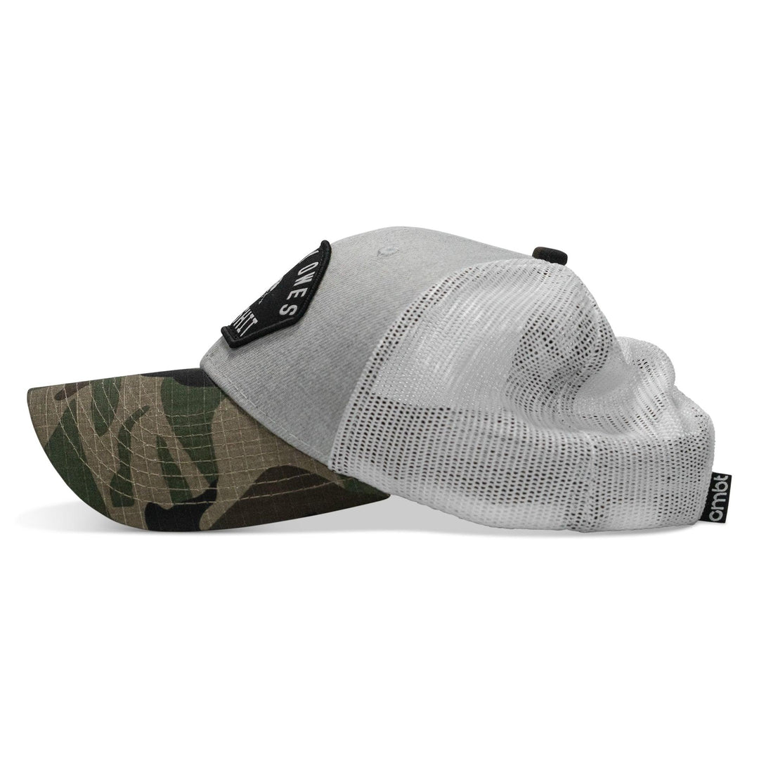 One Revolver Surfboards - Nobody Owes You Shit Patch Original Ripstop Snapback Hat HEADWEAR