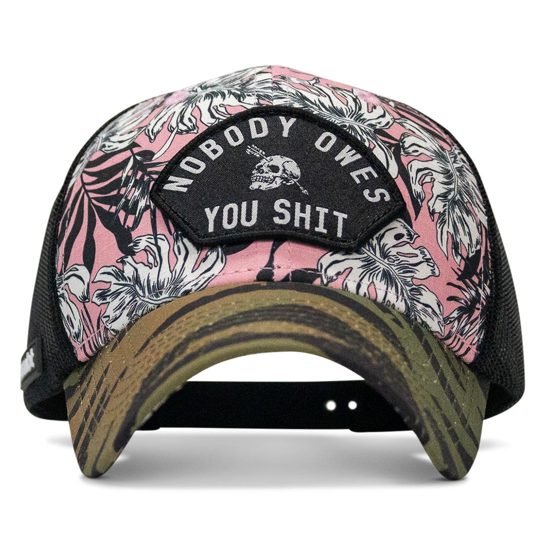 One Revolver Surfboards - Nobody Owes You Shit Patch Original Ripstop Snapback Hat HEADWEAR