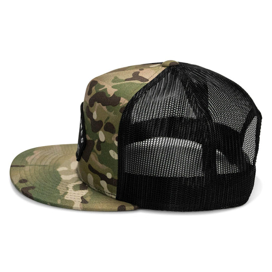 One Revolver Surfboards - Nobody Owes You Shit Arched Patch Flatbill SnapBack Hat HEADWEAR