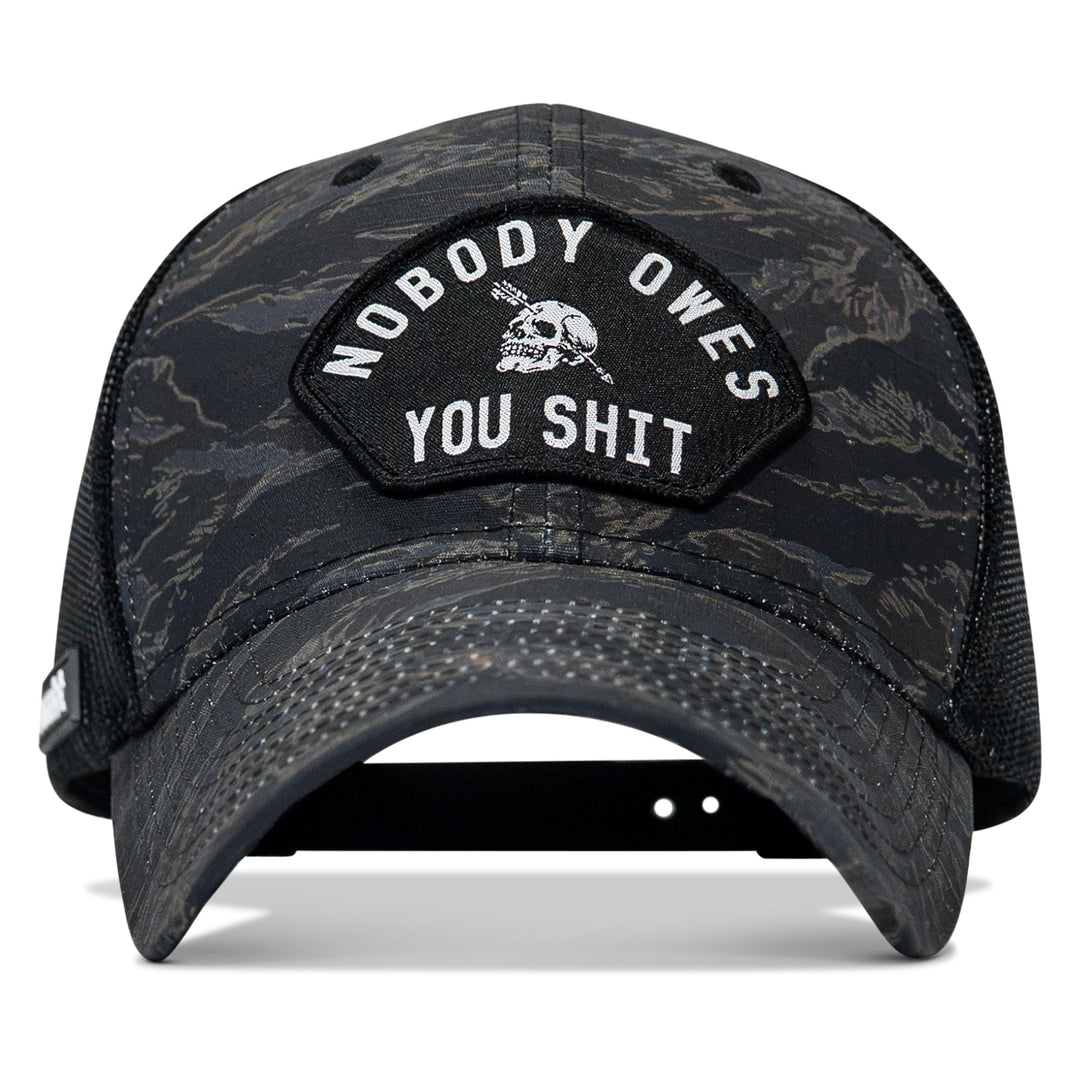 Nobody Owes You Shit Patch Original Ripstop Snapback Hat