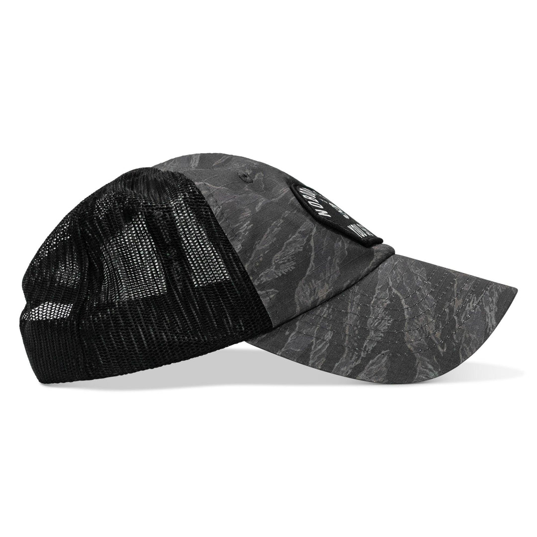 One Revolver Surfboards - Nobody Owes You Shit Arched Patch Tactical Ripstop Mesh Snapback Hat HEADWEAR