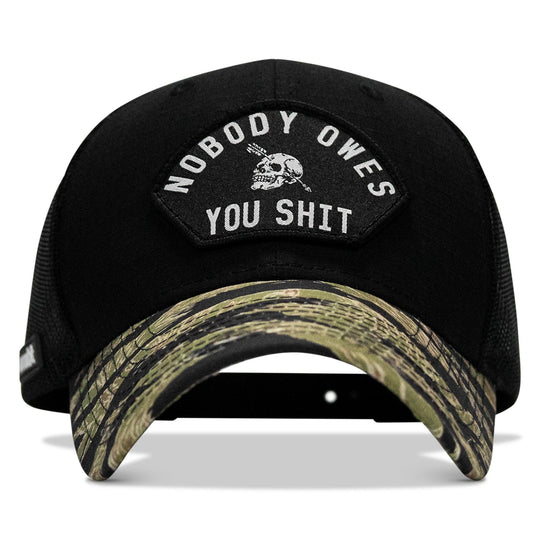 One Revolver Surfboards - Nobody Owes You Shit Patch Original Ripstop Snapback Hat HEADWEAR