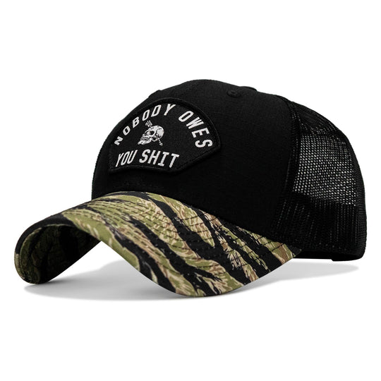 One Revolver Surfboards - Nobody Owes You Shit Patch Original Ripstop Snapback Hat HEADWEAR