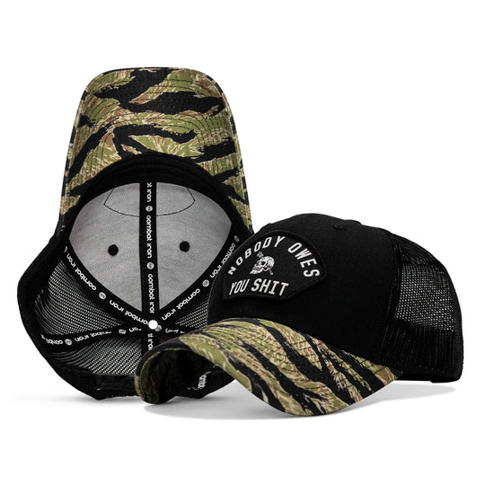 One Revolver Surfboards - Nobody Owes You Shit Patch Original Ripstop Snapback Hat HEADWEAR