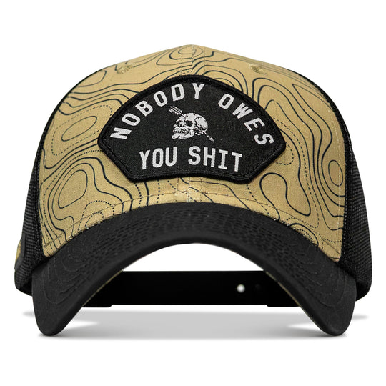 Nobody Owes You Shit Patch Original Ripstop Snapback Hat