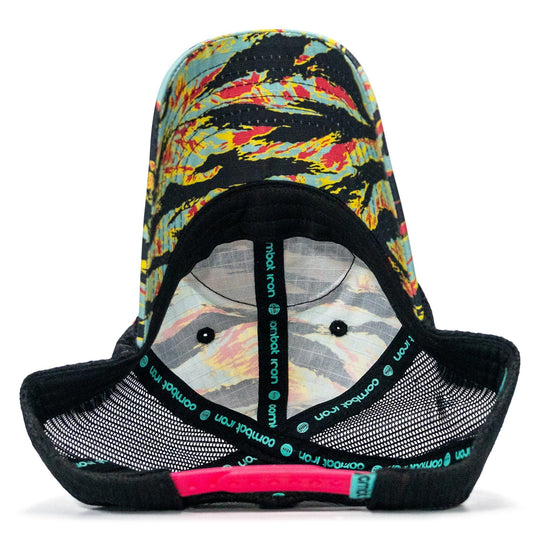 One Revolver Surfboards - Nobody Owes You Shit Arched Patch Tactical Ripstop Mesh Snapback Hat HEADWEAR