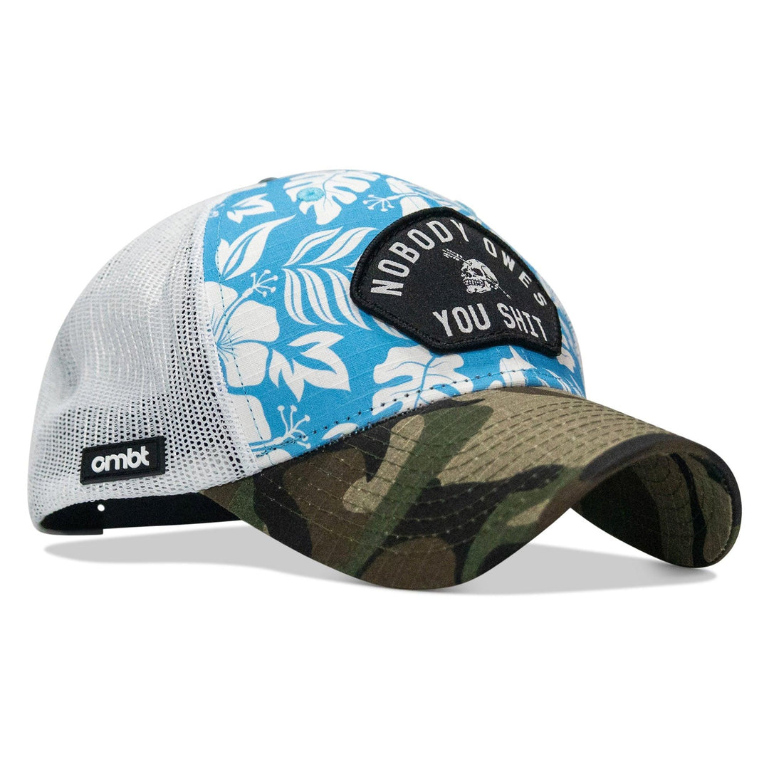 One Revolver Surfboards - Nobody Owes You Shit Patch Original Ripstop Snapback Hat HEADWEAR
