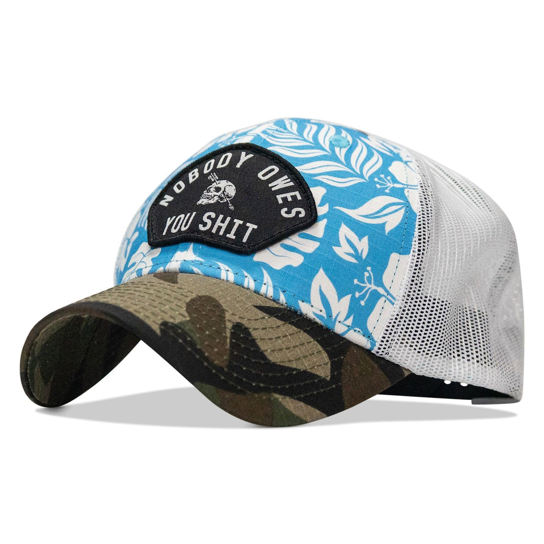 One Revolver Surfboards - Nobody Owes You Shit Patch Original Ripstop Snapback Hat HEADWEAR