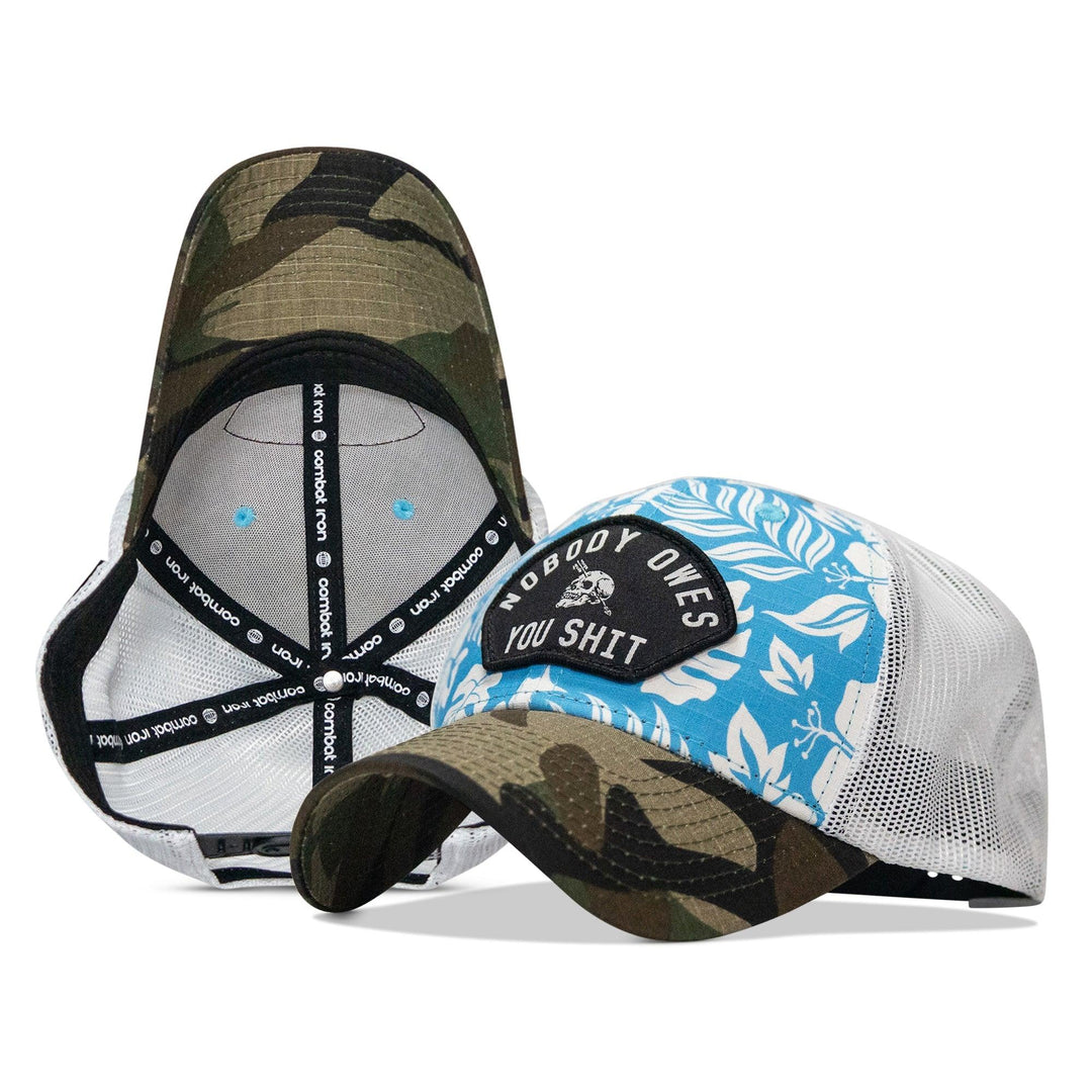 One Revolver Surfboards - Nobody Owes You Shit Patch Original Ripstop Snapback Hat HEADWEAR