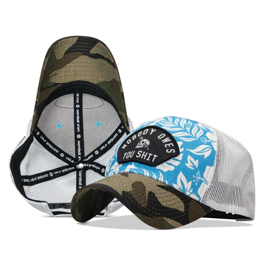 One Revolver Surfboards - Nobody Owes You Shit Patch Original Ripstop Snapback Hat HEADWEAR