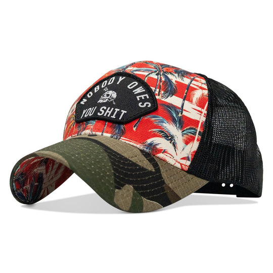 One Revolver Surfboards - Nobody Owes You Shit Patch Original Ripstop Snapback Hat HEADWEAR