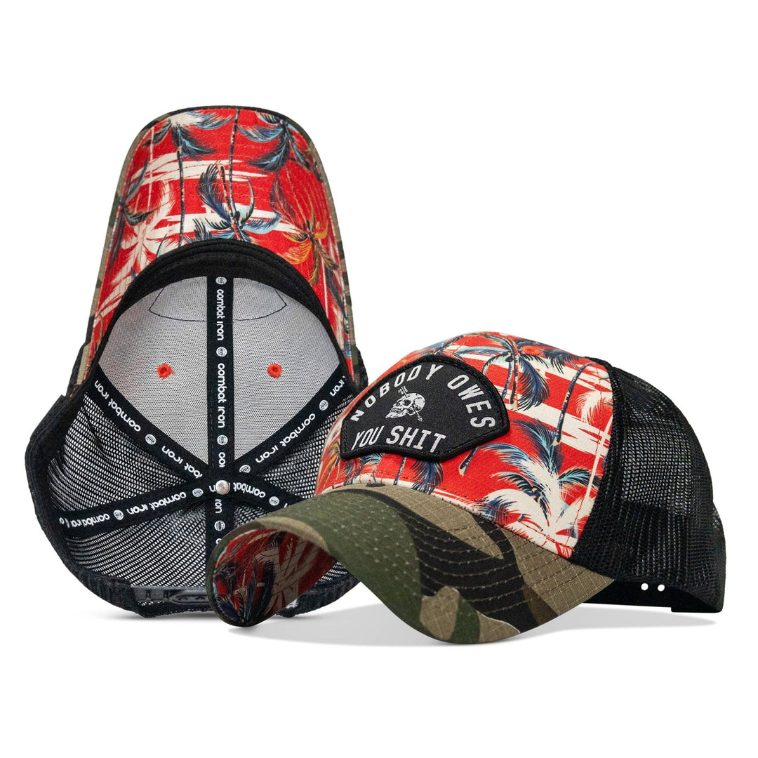 One Revolver Surfboards - Nobody Owes You Shit Patch Original Ripstop Snapback Hat HEADWEAR