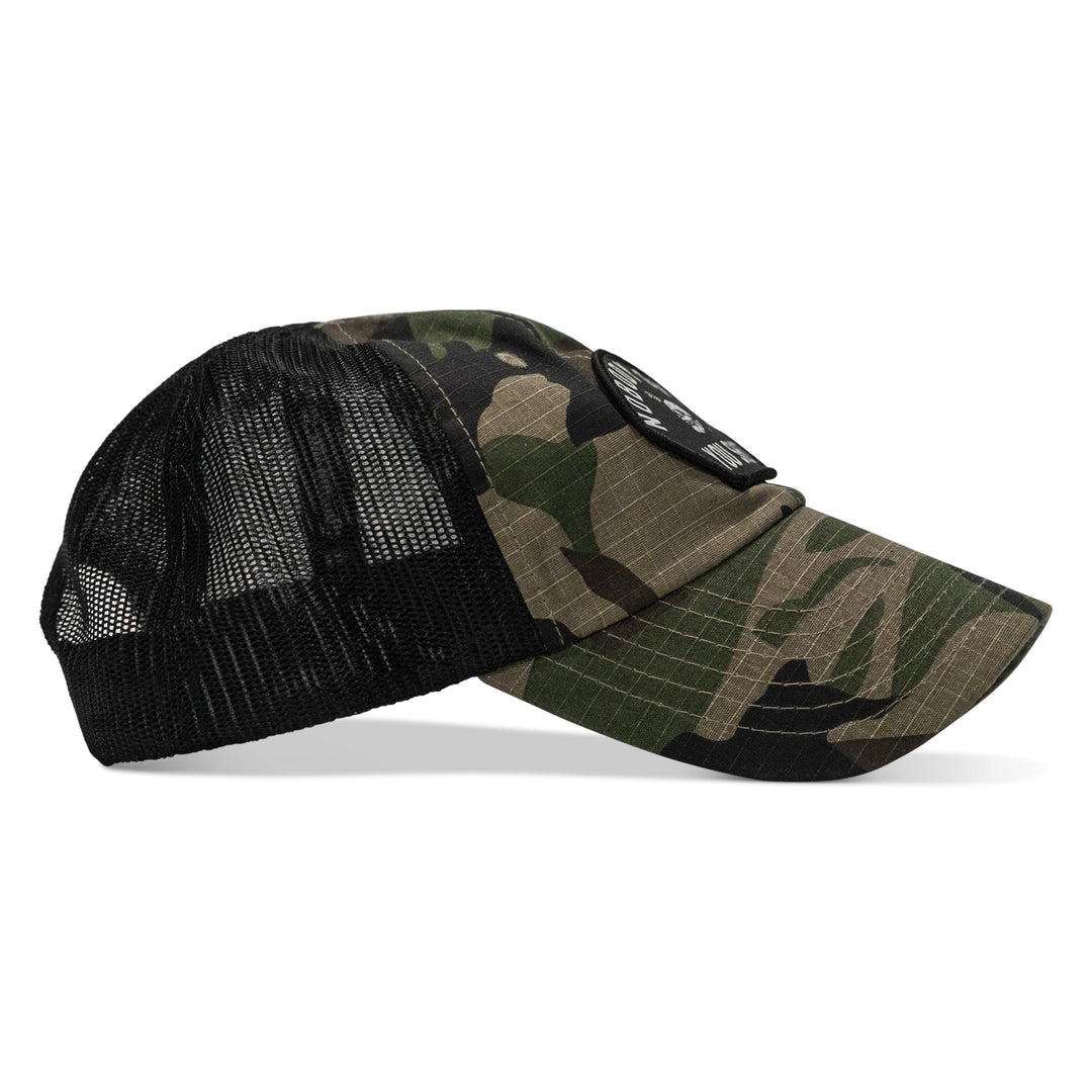 Nobody Owes You Shit Arched Patch Tactical Ripstop Mesh Snapback Hat