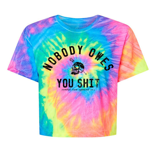 Nobody Owes You Shit Skull Women&