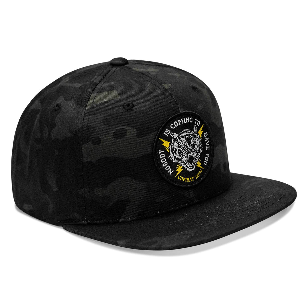 Nobody Is Coming To Save You FlatBill SnapBack Hat - One Revolver Surfboards