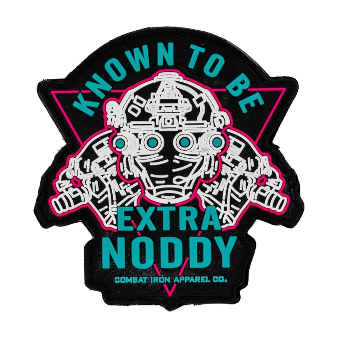 One Revolver Surfboards - KNOWN TO BE EXTRA NODDY Night Vision PVC Patch PVC VELCRO PATCH