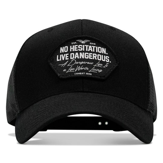 One Revolver Surfboards - No Hesitation. Live Dangerous Patch Snapback Hat HEADWEAR