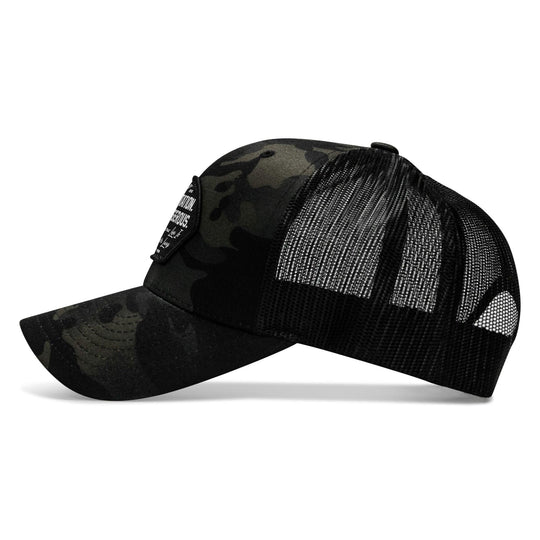 One Revolver Surfboards - No Hesitation. Live Dangerous Patch Snapback Hat HEADWEAR