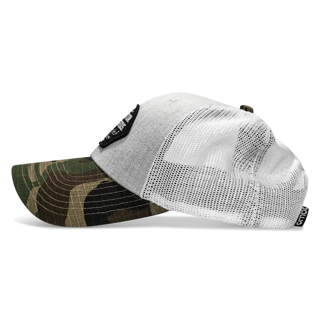 One Revolver Surfboards - No Hesitation. Live Dangerous Patch Snapback Hat HEADWEAR