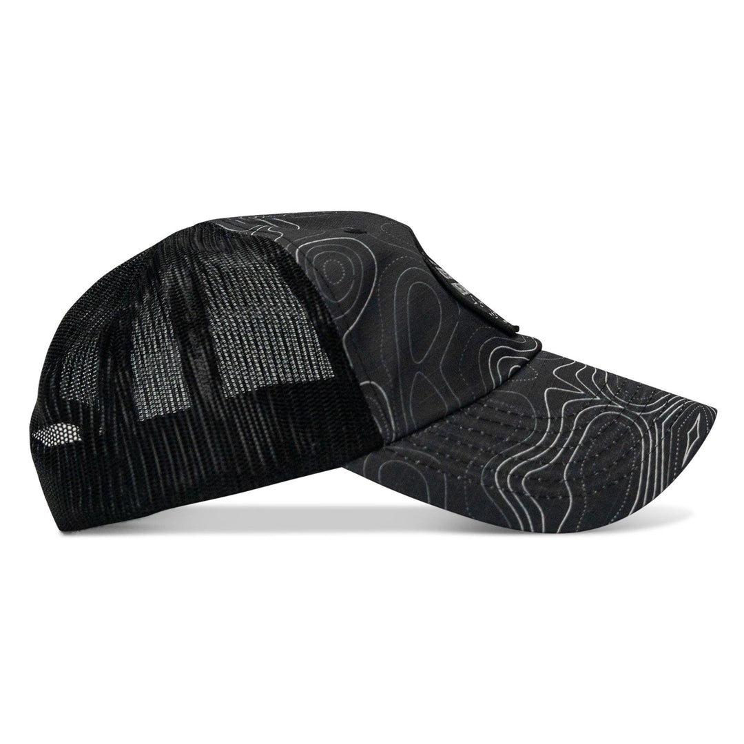 One Revolver Surfboards - No Hesitation. Live Dangerous Patch Tactical Ripstop Mesh Snapback Hat HEADWEAR