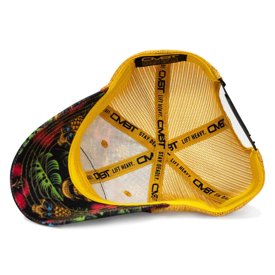 One Revolver Surfboards - No Hesitation. Live Dangerous Patch Tactical Ripstop Mesh Snapback Hat HEADWEAR