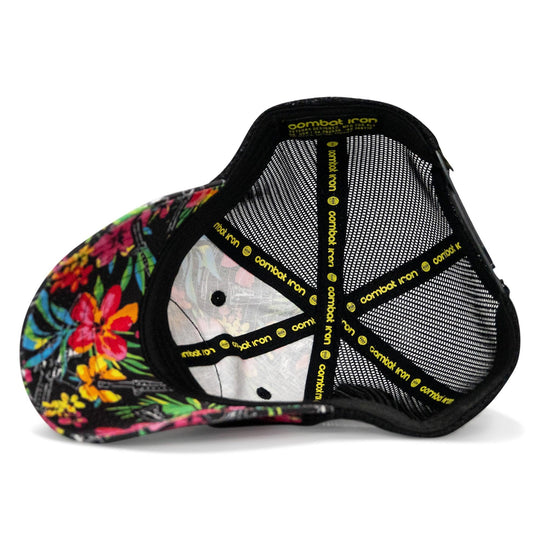 One Revolver Surfboards - No Hesitation. Live Dangerous Patch Tactical Ripstop Mesh Snapback Hat HEADWEAR