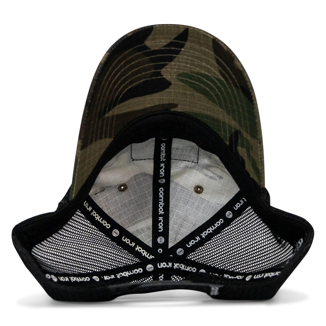 One Revolver Surfboards - No Hesitation. Live Dangerous Patch Tactical Ripstop Mesh Snapback Hat HEADWEAR