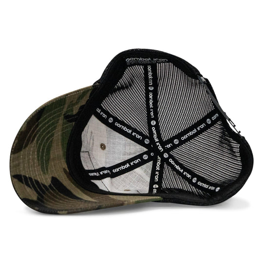 One Revolver Surfboards - No Hesitation. Live Dangerous Patch Tactical Ripstop Mesh Snapback Hat HEADWEAR