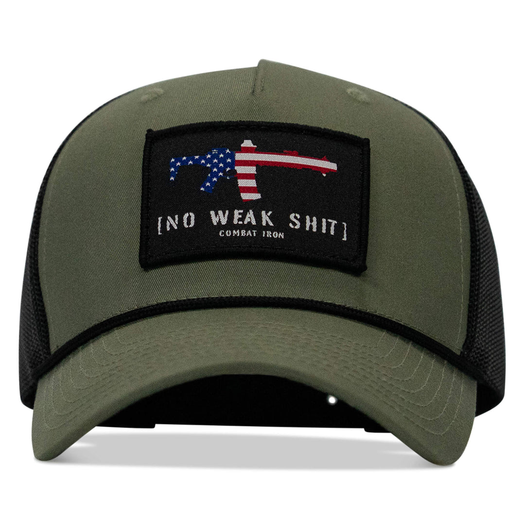 One Revolver Surfboards - No Weak Shit Patch Rope Snapback Hat HEADWEAR