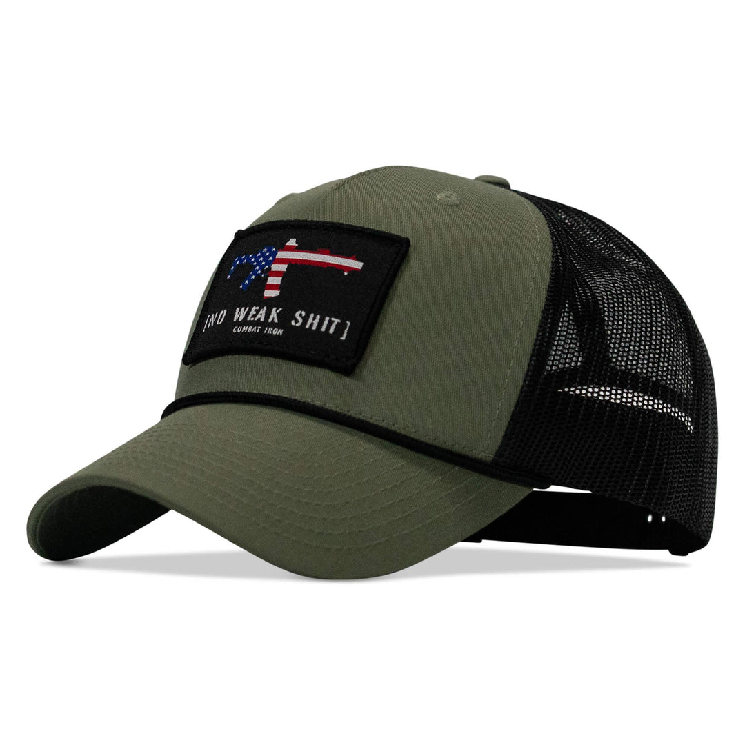 One Revolver Surfboards - No Weak Shit Patch Rope Snapback Hat HEADWEAR