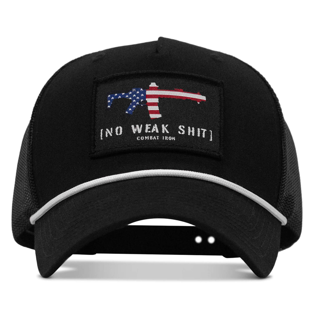 One Revolver Surfboards - No Weak Shit Patch Rope Snapback Hat HEADWEAR